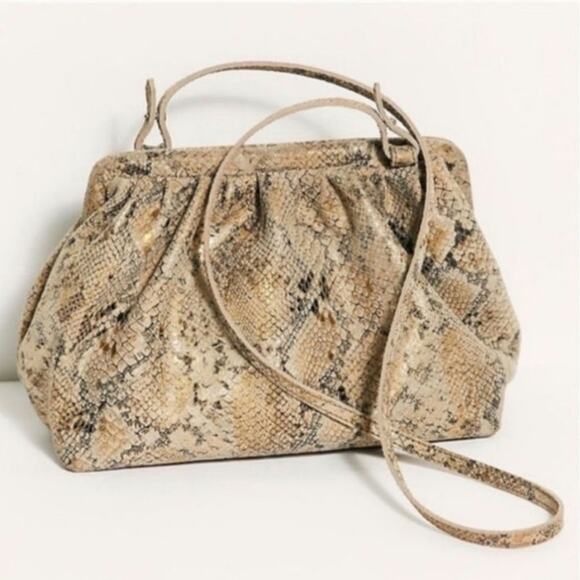 Free People Handbags - Free People Echo Snake Purse Bag